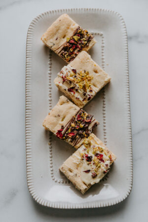 Pistachio Rose Shortbread