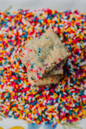 Rainbow Funfetti Shortbread