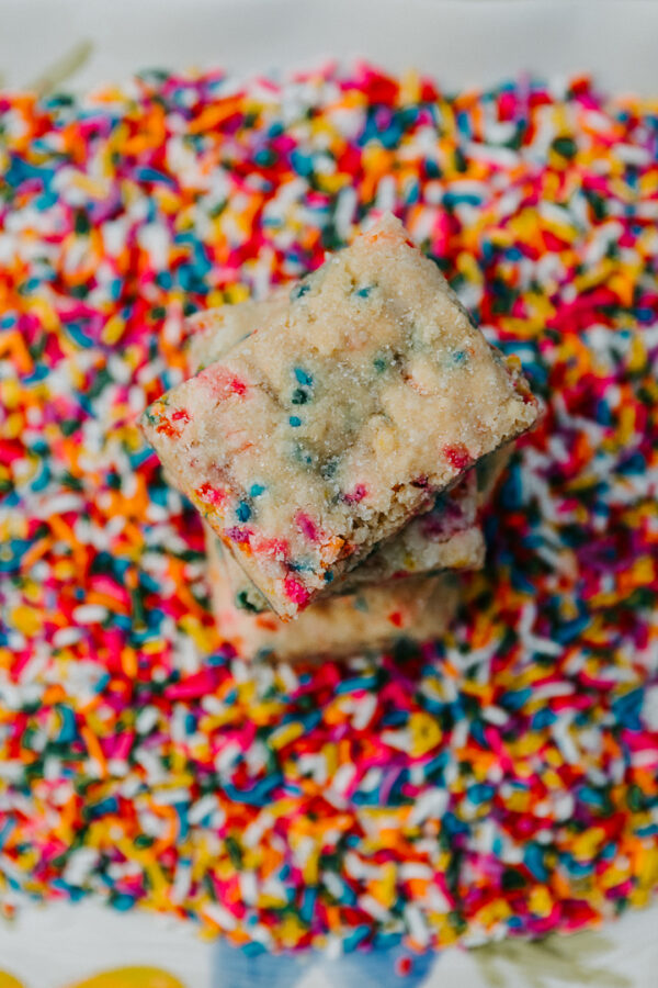 Rainbow Funfetti Shortbread