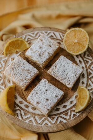 Lemon Snowball Shortbread