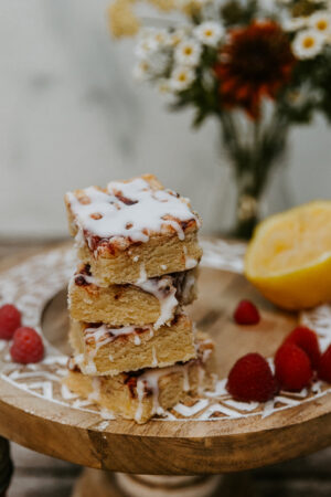 Lemon Raspberry Shortbread